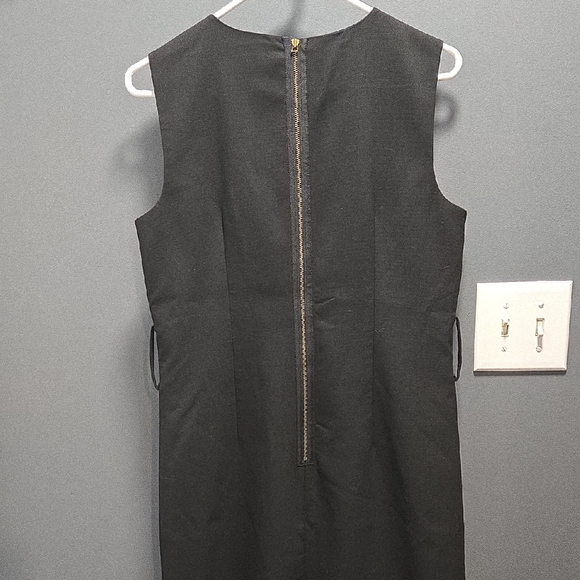 LOFT Black Sleeveless Midi Dress - Picture 4 of 4